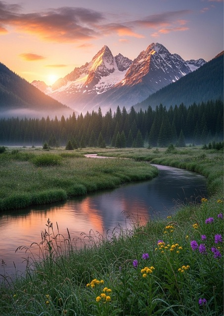 Naturaleza, Paisaje, Bosque, Montañas