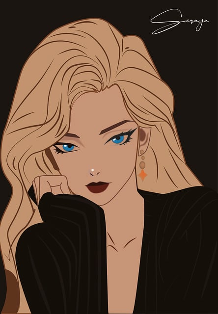 Free Anime Female Character illustration and picture