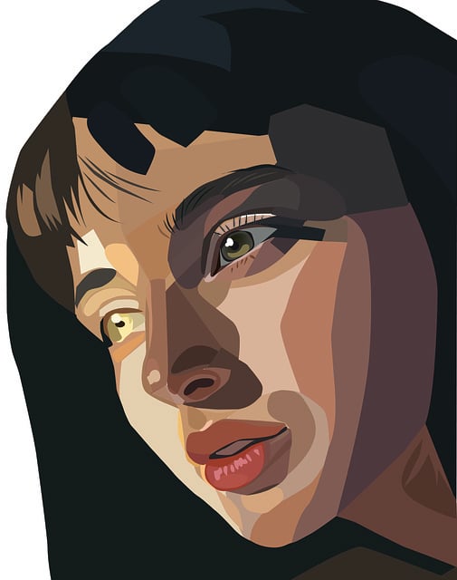 Free Portrait Abstract Art illustration and picture