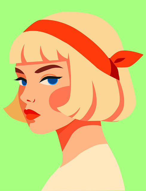 Free Portrait Blonde Hair illustration and picture