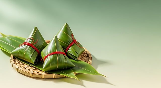 Free zongzi chinese food rice dumplings illustration