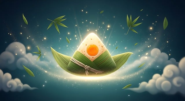 Free zongzi nature dumpling illustration