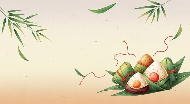 Free zongzi dragon boat festival chinese food illustration
