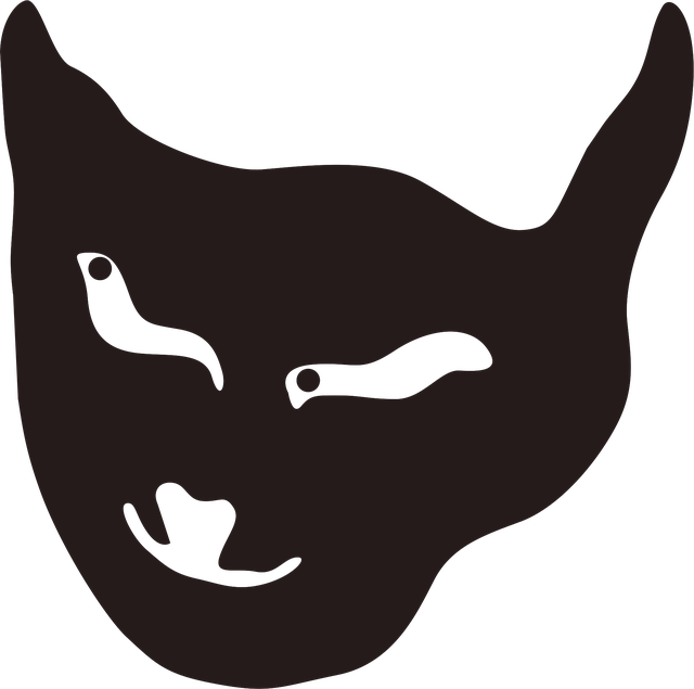 Free face puma head vector
