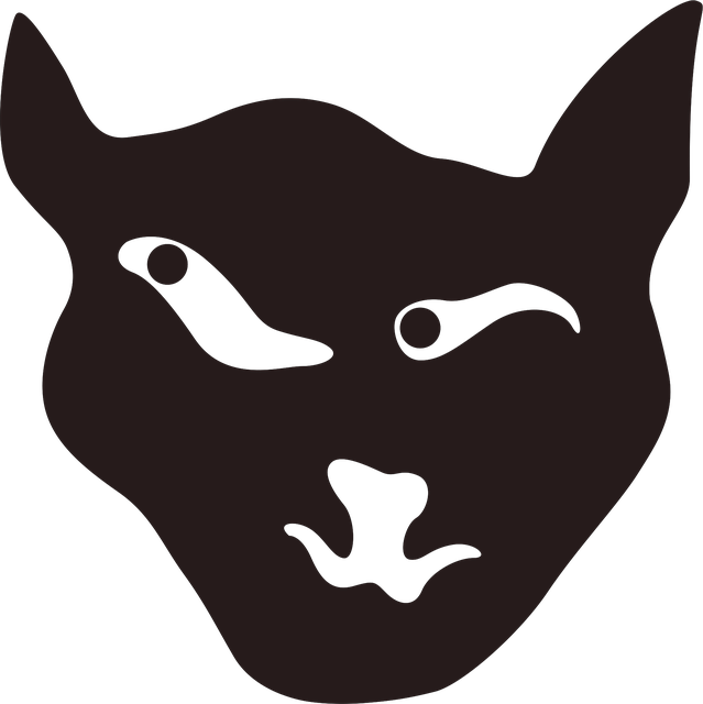 Free face puma head vector