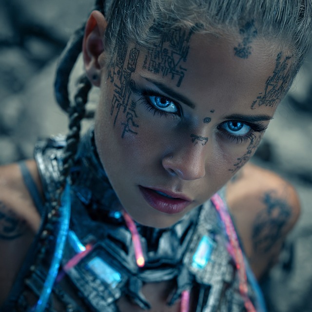 Free Cyberpunk Cyborg illustration and picture