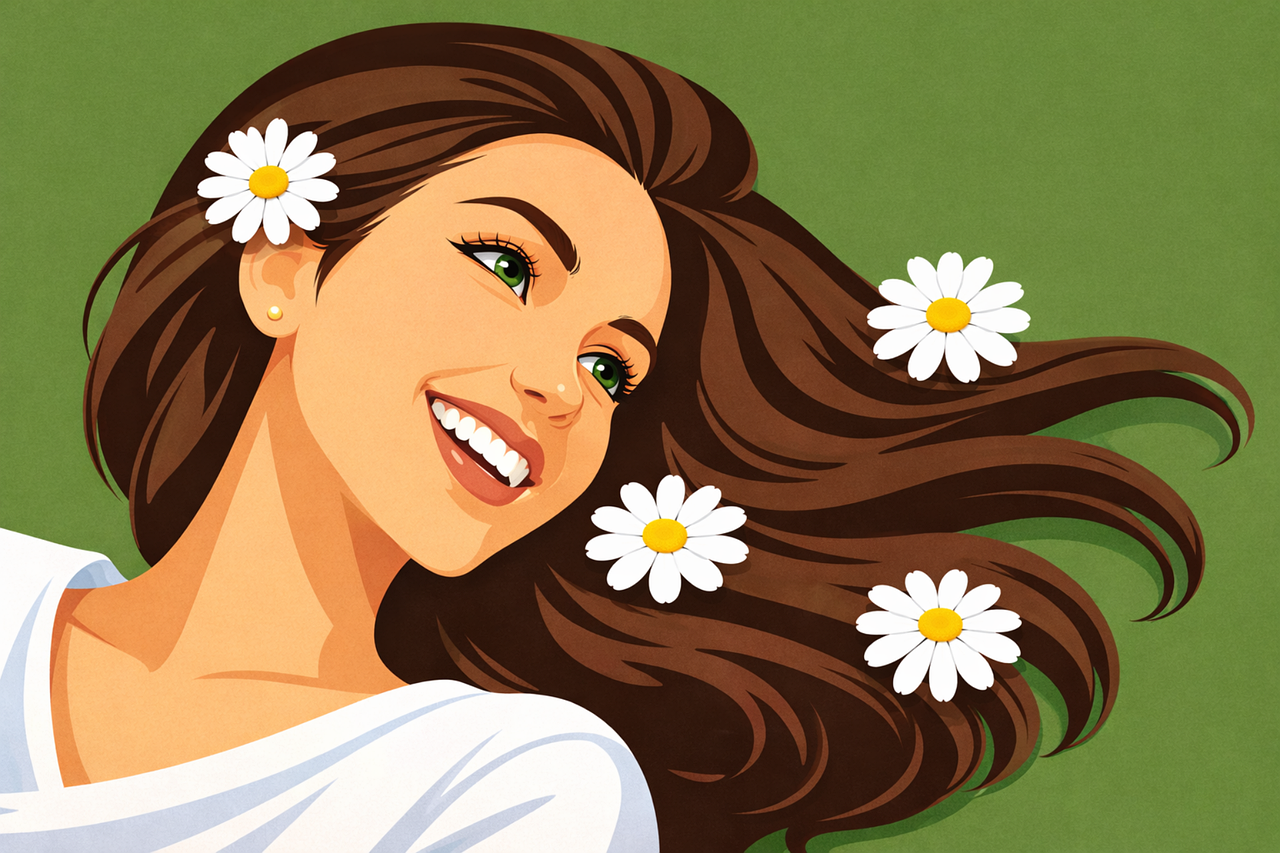 Download Spring, Beauty, Brunette. Royalty-Free Vector Graphic - Pixabay