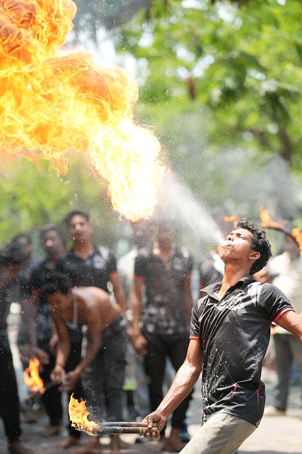 Free Fire Breather Traditional Performance photo and picture