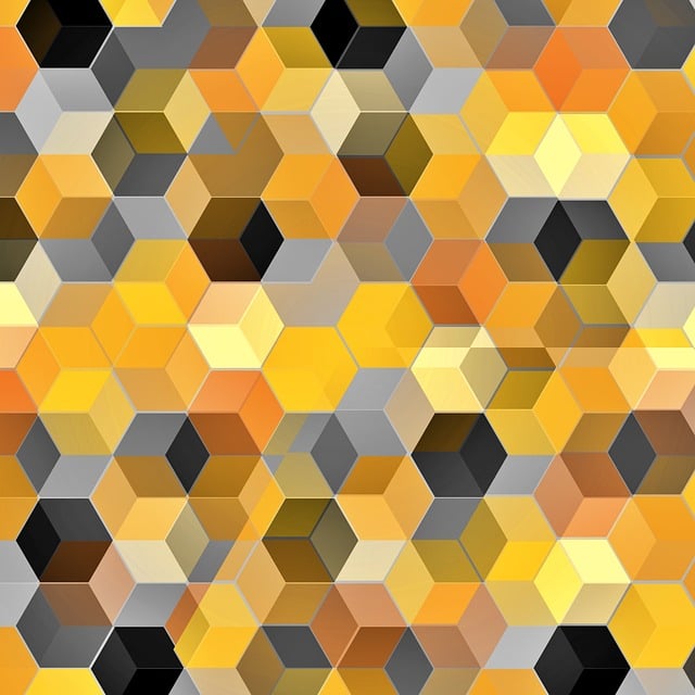 Download free HD stock image of Hexagon Pattern Free hexagon pattern geometry illustration