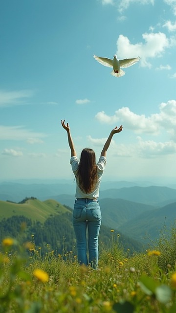 Free Dove Woman photo and picture