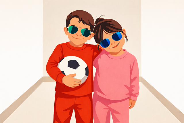 Free kids children siblings vector
