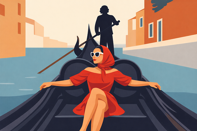 Free venice gondola italy vector