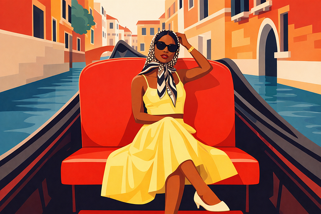 Free venice gondola italy vector