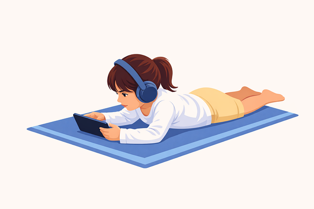 Free child kid tablet vector