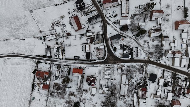 Free Drone Winter photo and picture