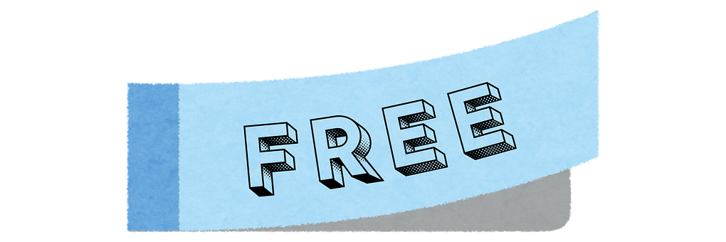 Free Label Product illustration and picture