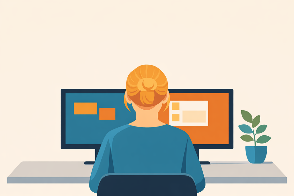 Download Remote Work, Work From Home, Home Office. Royalty-Free Vector ...