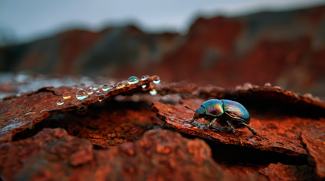 Free beetle rust texture illustration