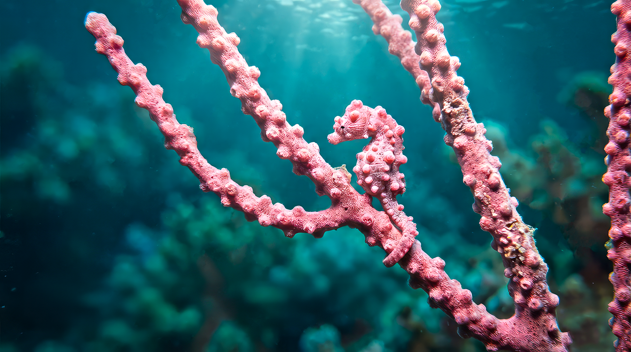 Seahorse - free online jigsaw puzzle photo