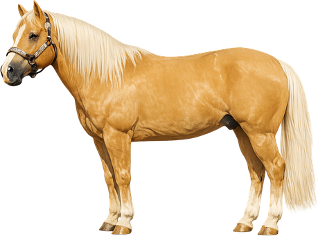 Free Horse Golden Palomino illustration and picture