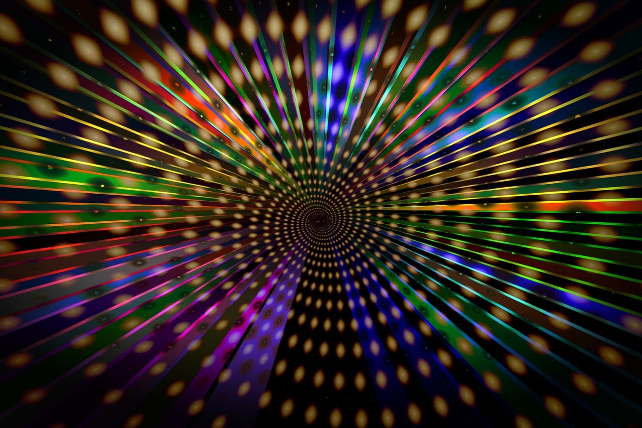 Download free HD stock image of Colorful Rainbow Free colorful rainbow tunnel illustration