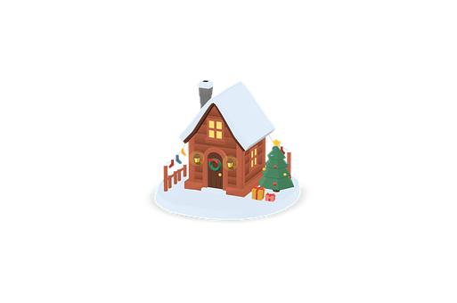 Free Christmas House photo and picture