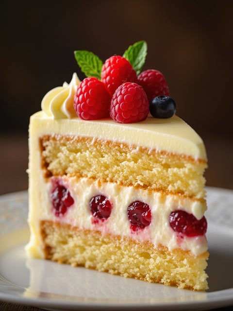Free Cake Raspberry illustration and picture