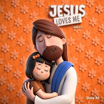 Free Jesus Child illustration and picture