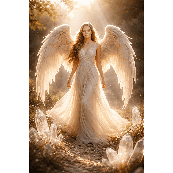 Ángel, Alas, Mujer, Bosque, Espiritual