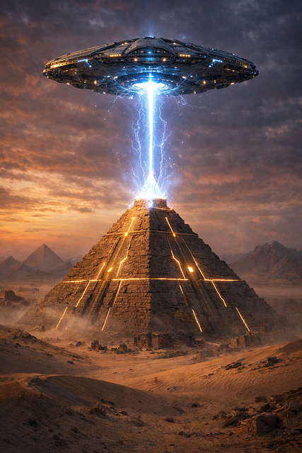 Free free energy extraterrestrial alien technology illustration