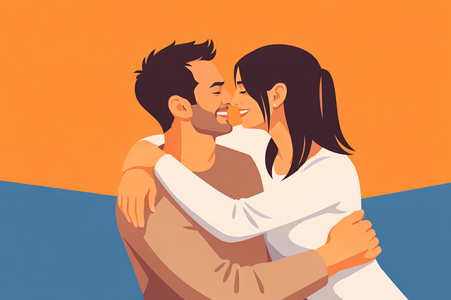 Free couple love romance vector