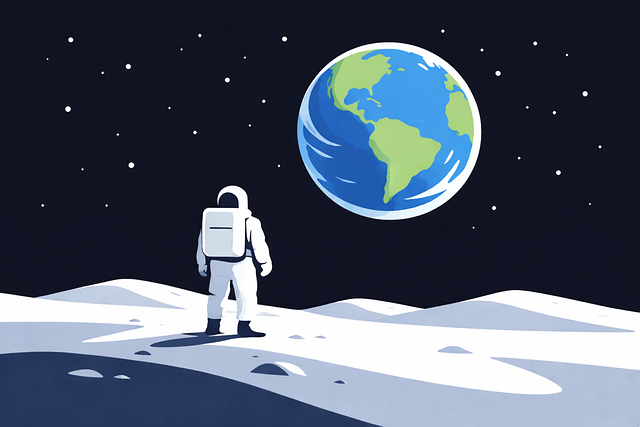 Download free HD stock image of Astronaut Space Free astronaut space earth illustration