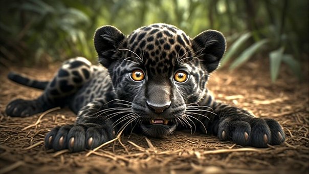 Free Cub Jaguar illustration and picture