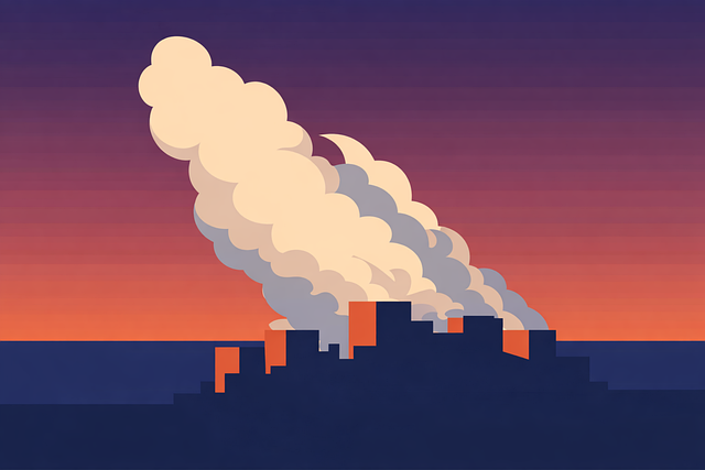 Free pollution air pollution climate change vector