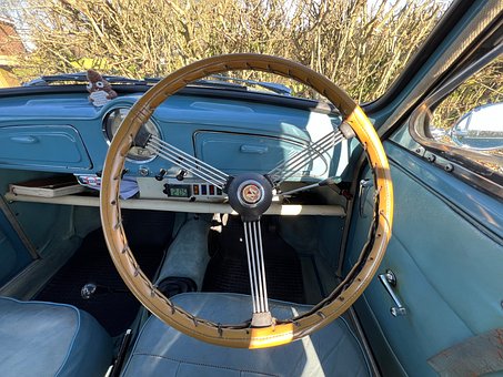 Morris Minor, Vintage, Klassisk Bil, Rat