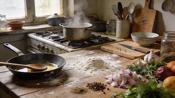 Free Home Cooking Real Kitchen photo and picture
