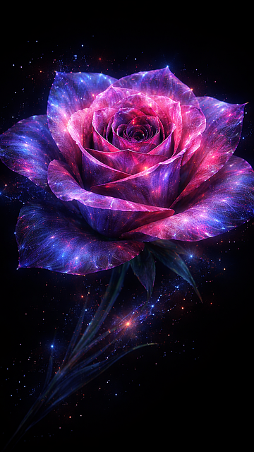 Rose Galaxy Portrait Wallpaper - Free photo on Pixabay