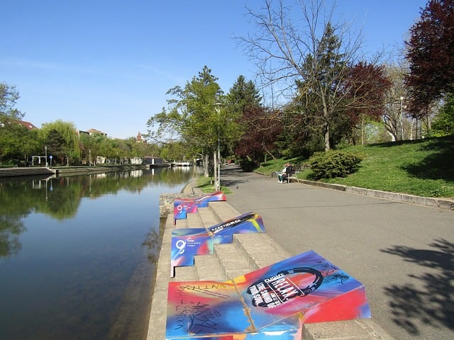 Bega Rivier, Stad, Stedelijk, Park