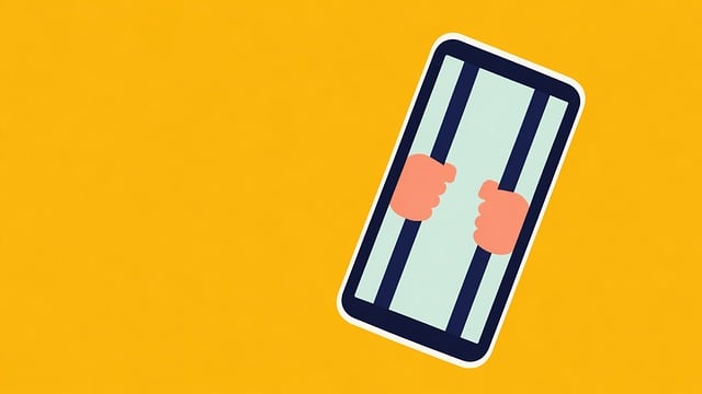 Free smartphone addiction digital addiction screen time vector