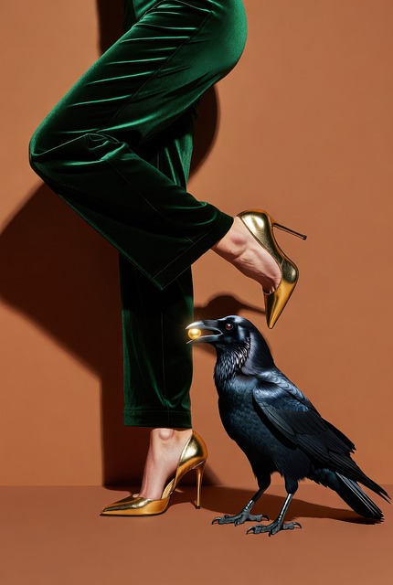 Luxe Mode, Gouden Hakken, Smaragdgroen