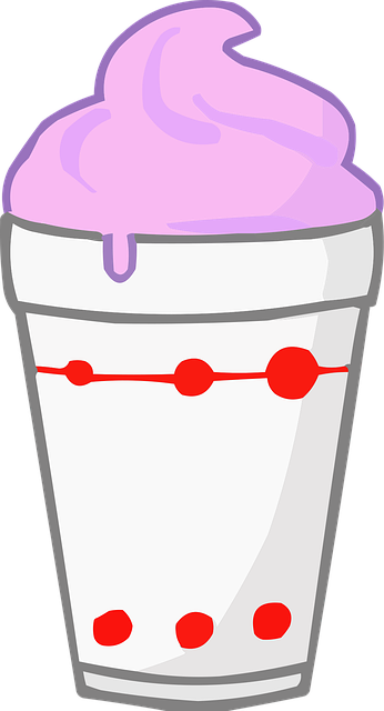 Free Raspberry Milkshake vector and picture