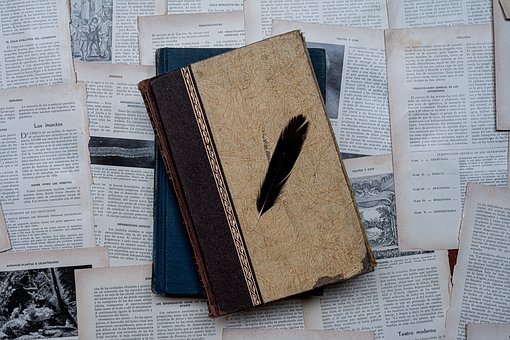 Libro, Pluma Estilográfica, Vintage