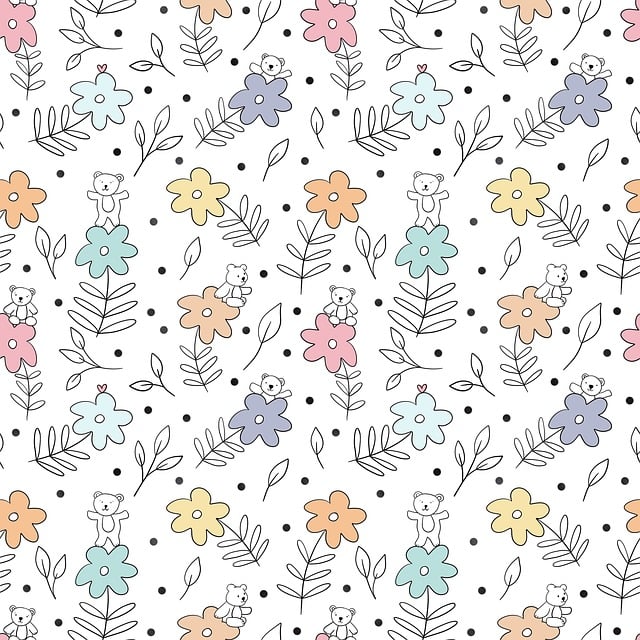 Free doodle hand drawn teddy bears illustration