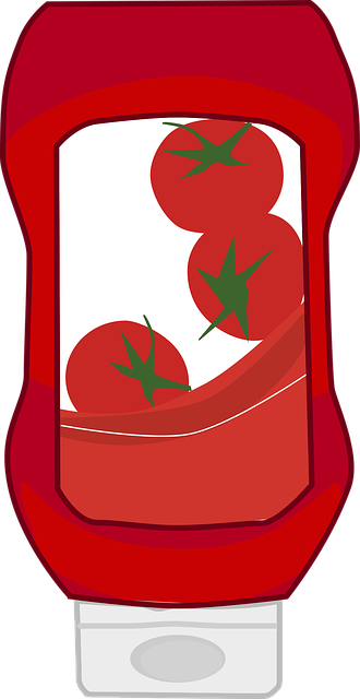 Free Ketchup Bottle vector and picture