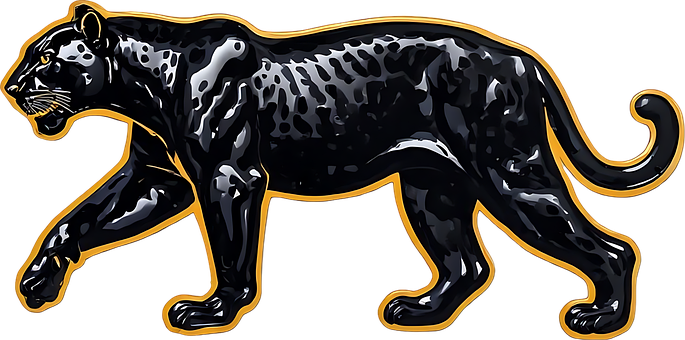 Free Panther Black Big Cat illustration and picture