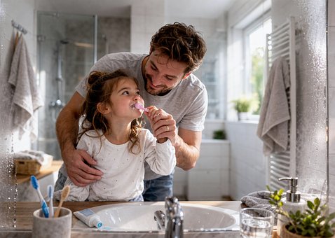 Free Dad Daughter illustration and picture