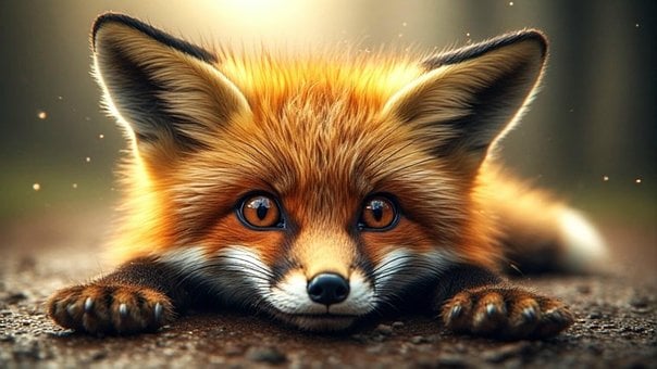 Free Fox Wildlife illustration and picture