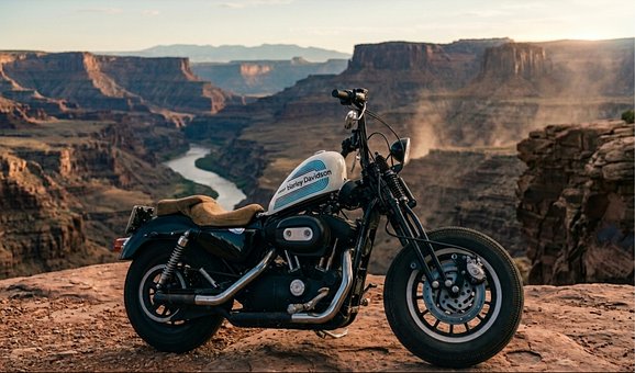 Motorfiets, Harley-Davidson, Canyon