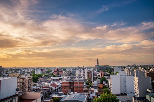 Buenos Aires, Argentinië, Stad, Horizon