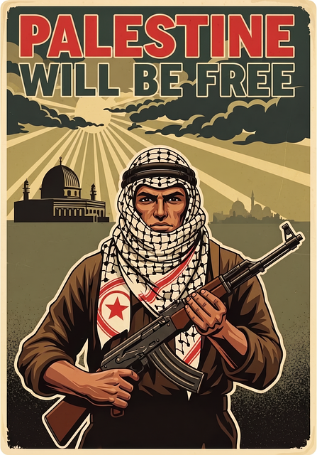 Free Palestine Will Be Free illustration and picture